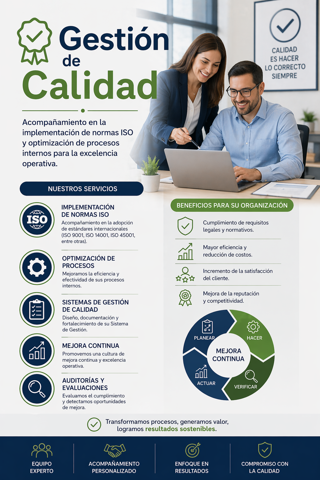 Implementación ISO Gestión de Calidad
